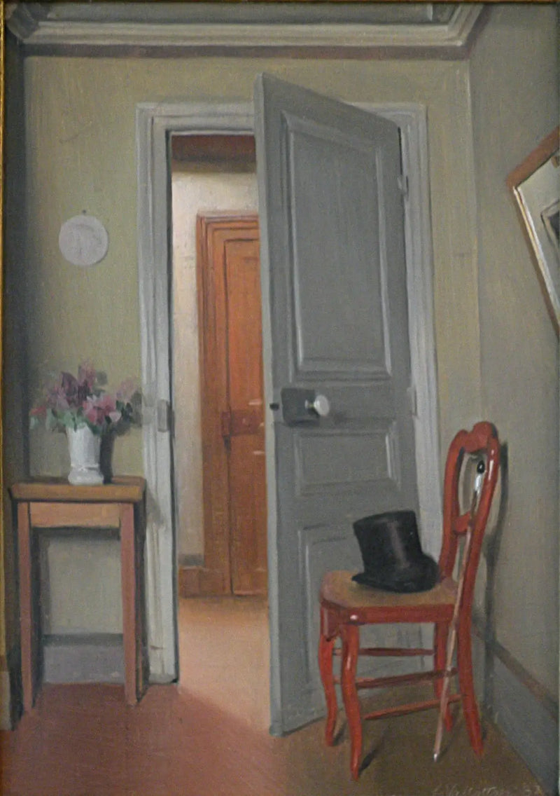 De hoge hoed, interieur - Félix Vallotton

Source:
Le Haut-de-forme, intérieur - Félix Vallotton