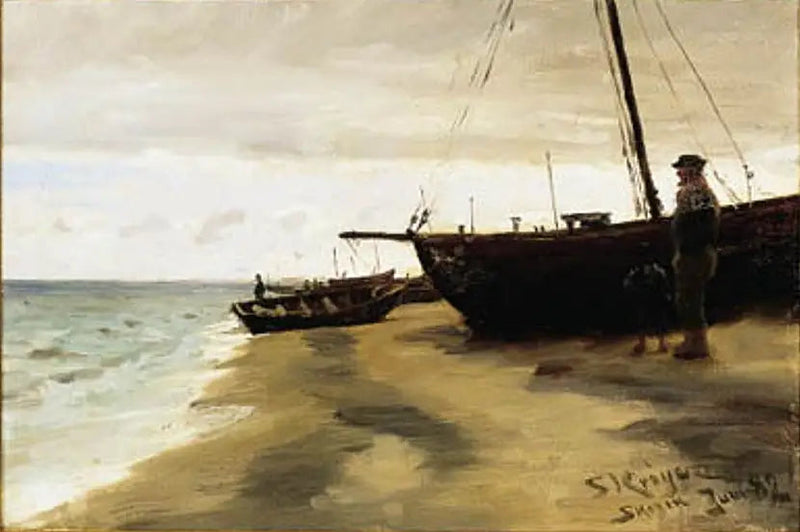 De beuk van Zuid-Skagen. Juni. - Peder Severin Krøyer