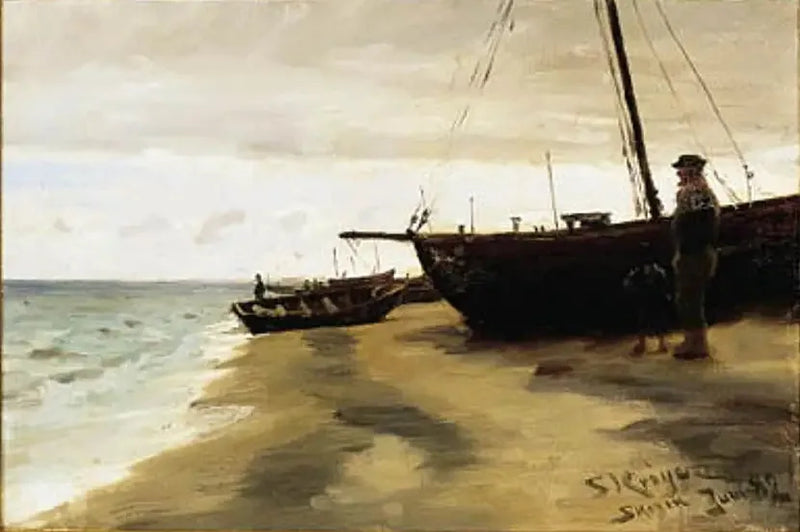 De beuk van Zuid-Skagen. Juni. - Peder Severin Krøyer