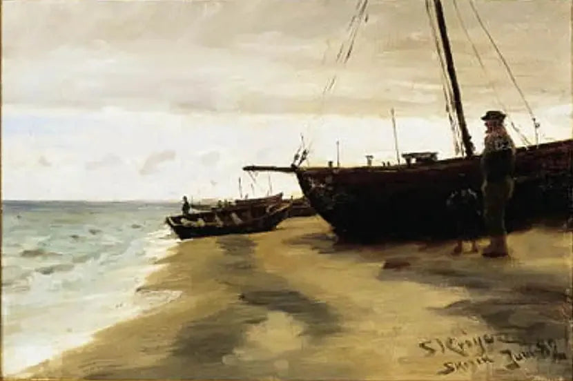 De beuk van Zuid-Skagen. Juni. - Peder Severin Krøyer