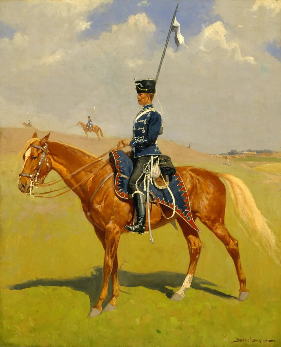 De Hussar - Frederic Remington

Source:
Le Hussard - Frederic Remington