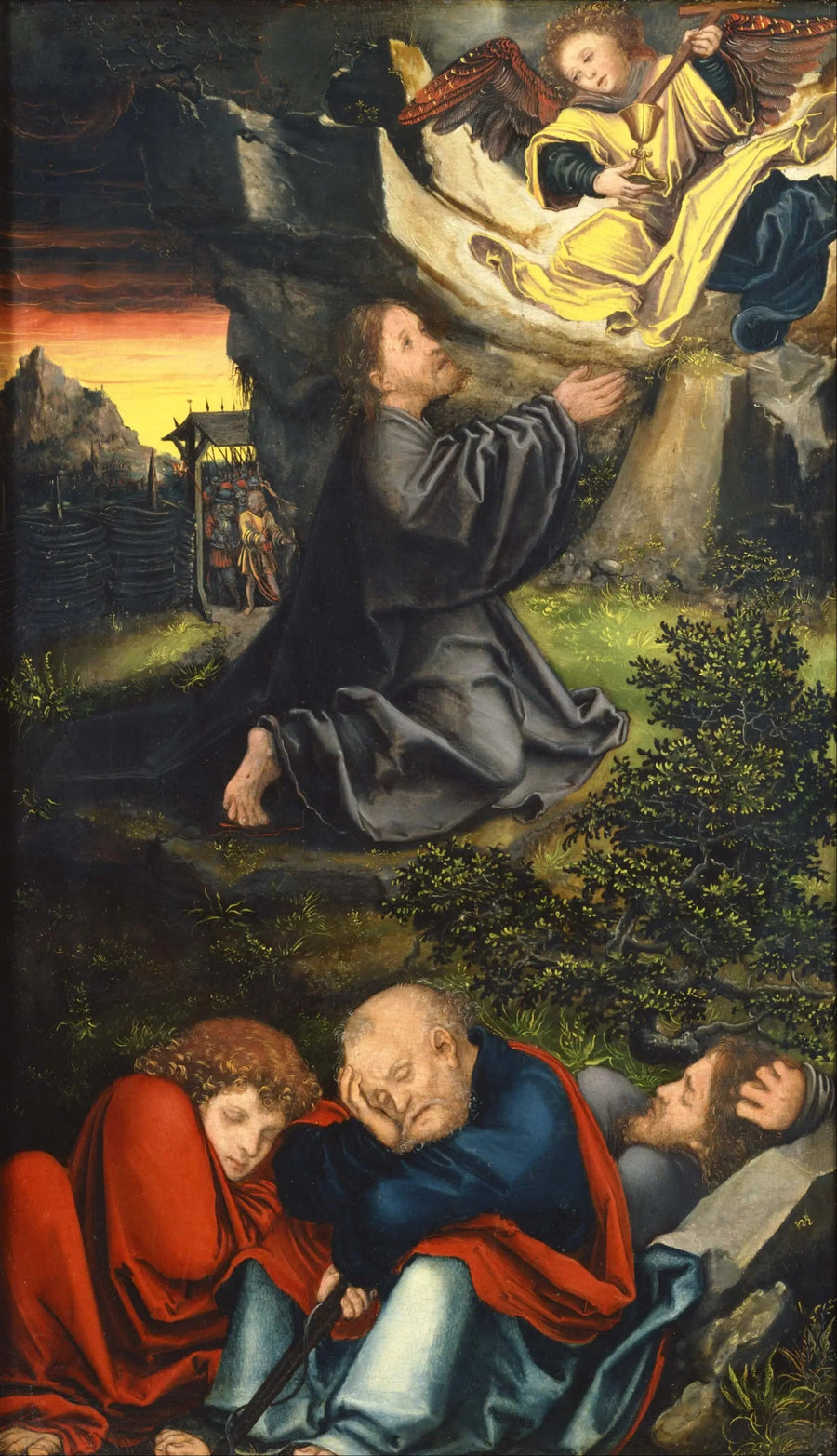 De tuin van Gethsémani - Lucas Cranach de Oudere
