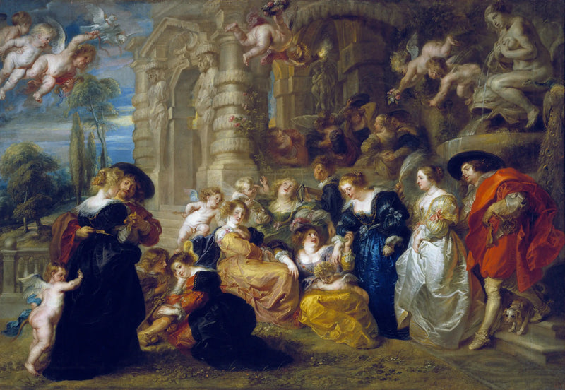 De tuin van de Liefde - Peter Paul Rubens