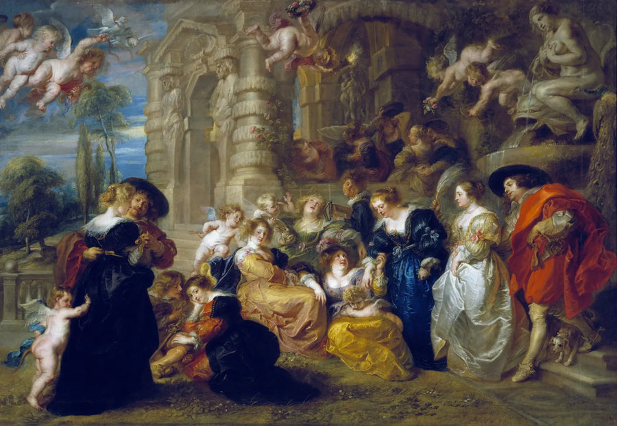 De tuin van de Liefde - Peter Paul Rubens