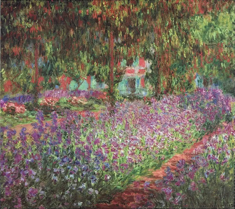 De tuin van de kunstenaar in Giverny - Claude Monet