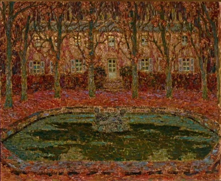 De tuin van het huis Gerberoy - Henri Le Sidaner