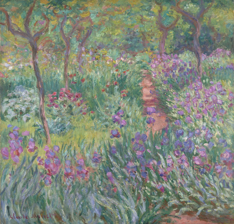 De tuin van de kunstenaar in Giverny - Claude Monet