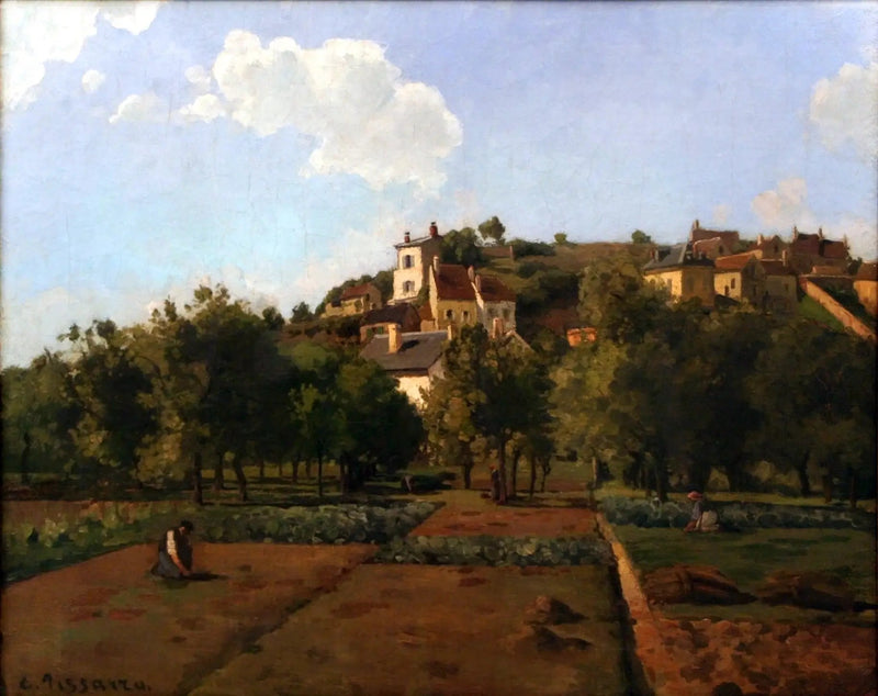 De tuin van Maubuisson, Pontoise - Camille Pissarro