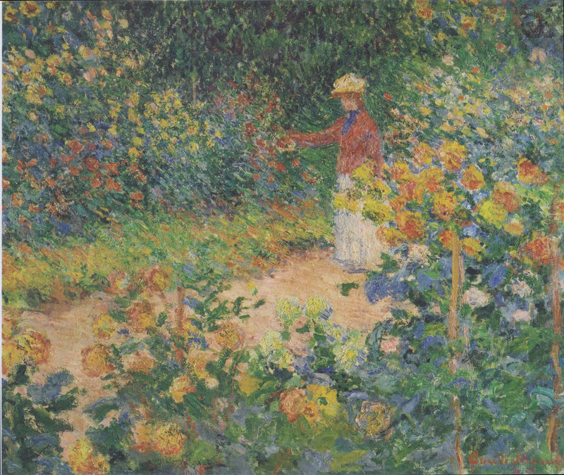 De tuin van Monet in Giverny - Claude Monet