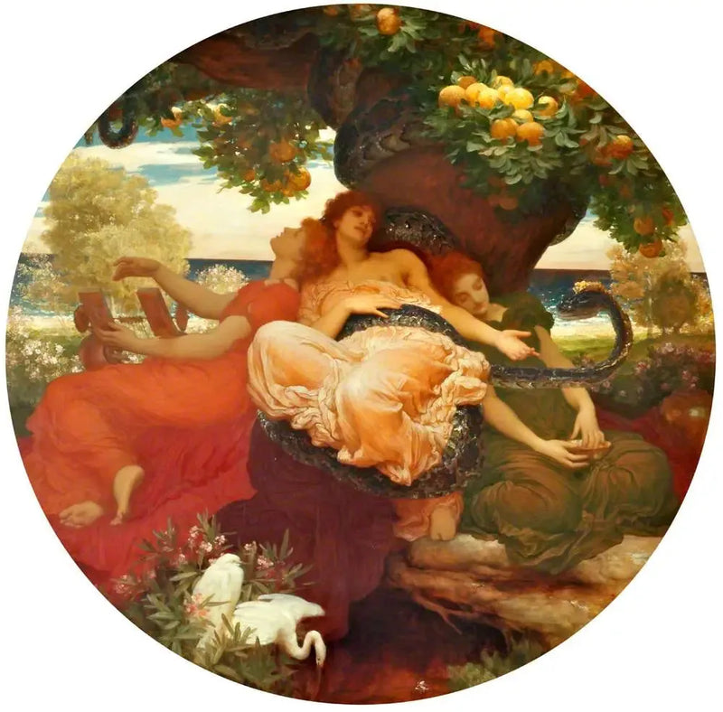 Het Tuin van de Hesperiden - Frederic Leighton

Source:
Le Jardin des Hespérides - Frederic Leighton