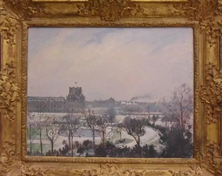 De Tuilerieën, sneeuweffect - Camille Pissarro