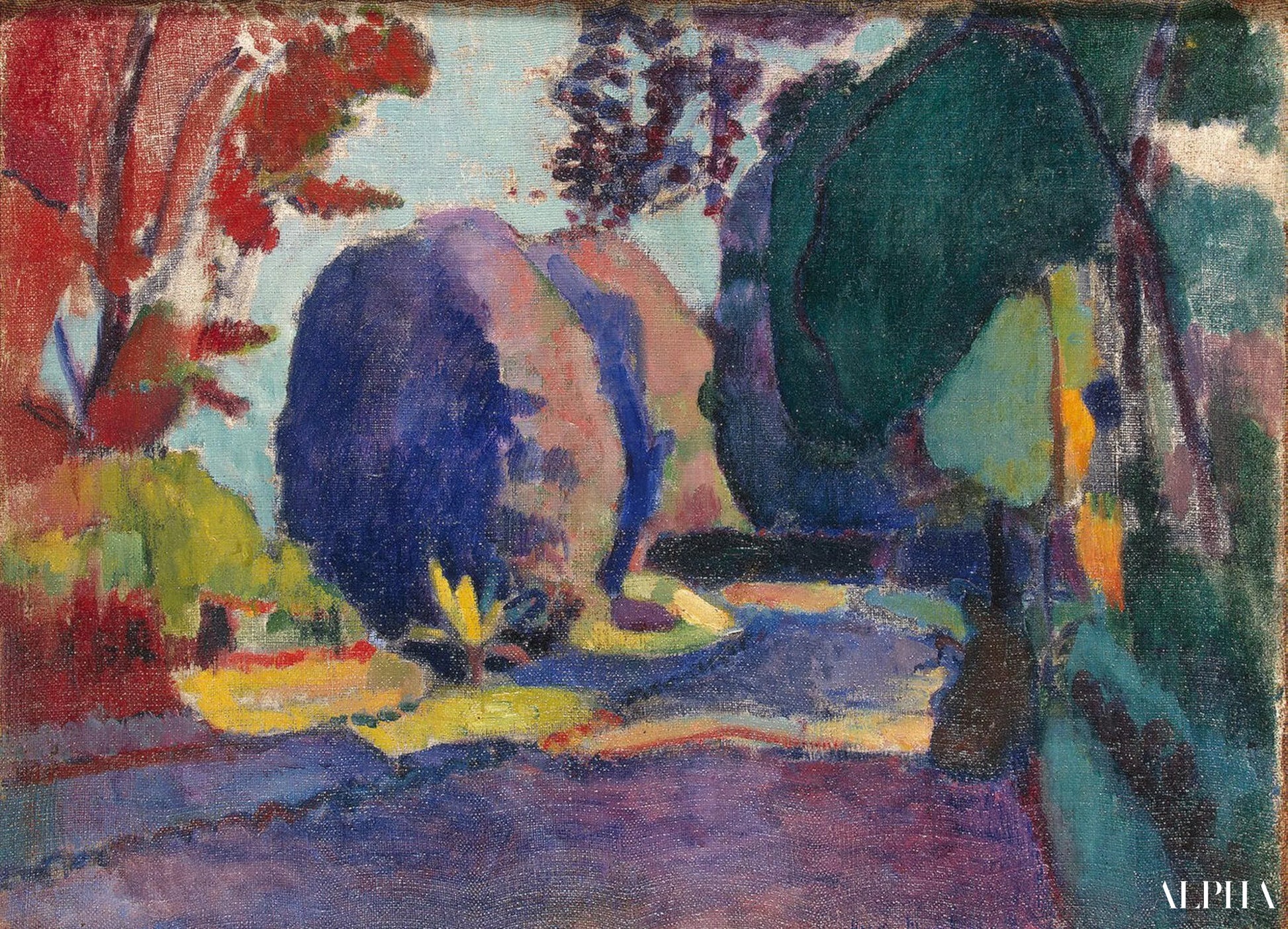 De tuin van Luxemburg - Matisse - Reproducties van schilderijen en hoogwaardige schilderijen
