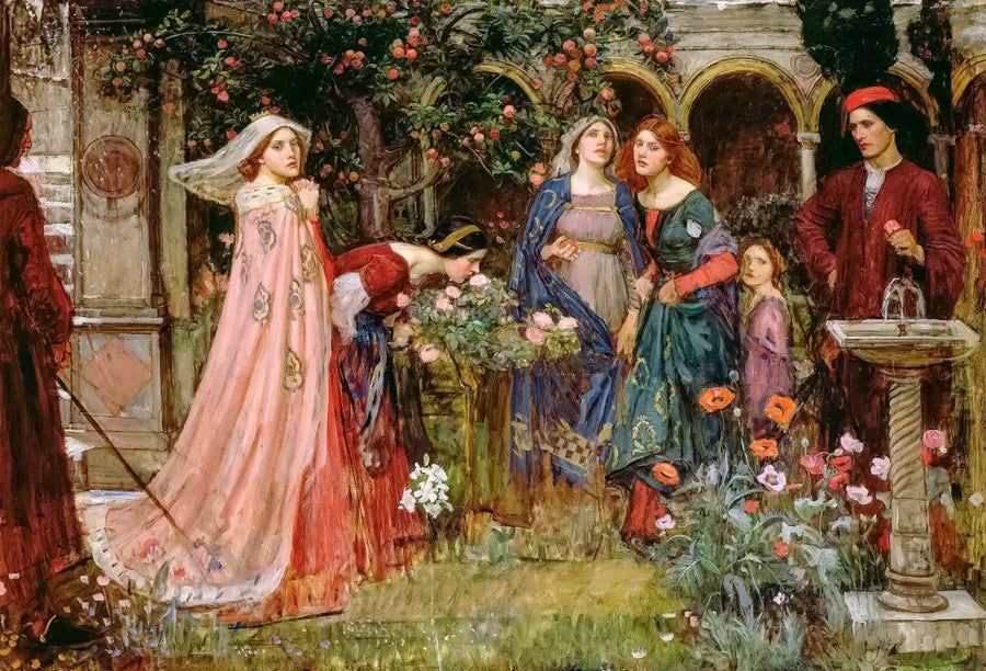 De betoverde tuin - John William Waterhouse