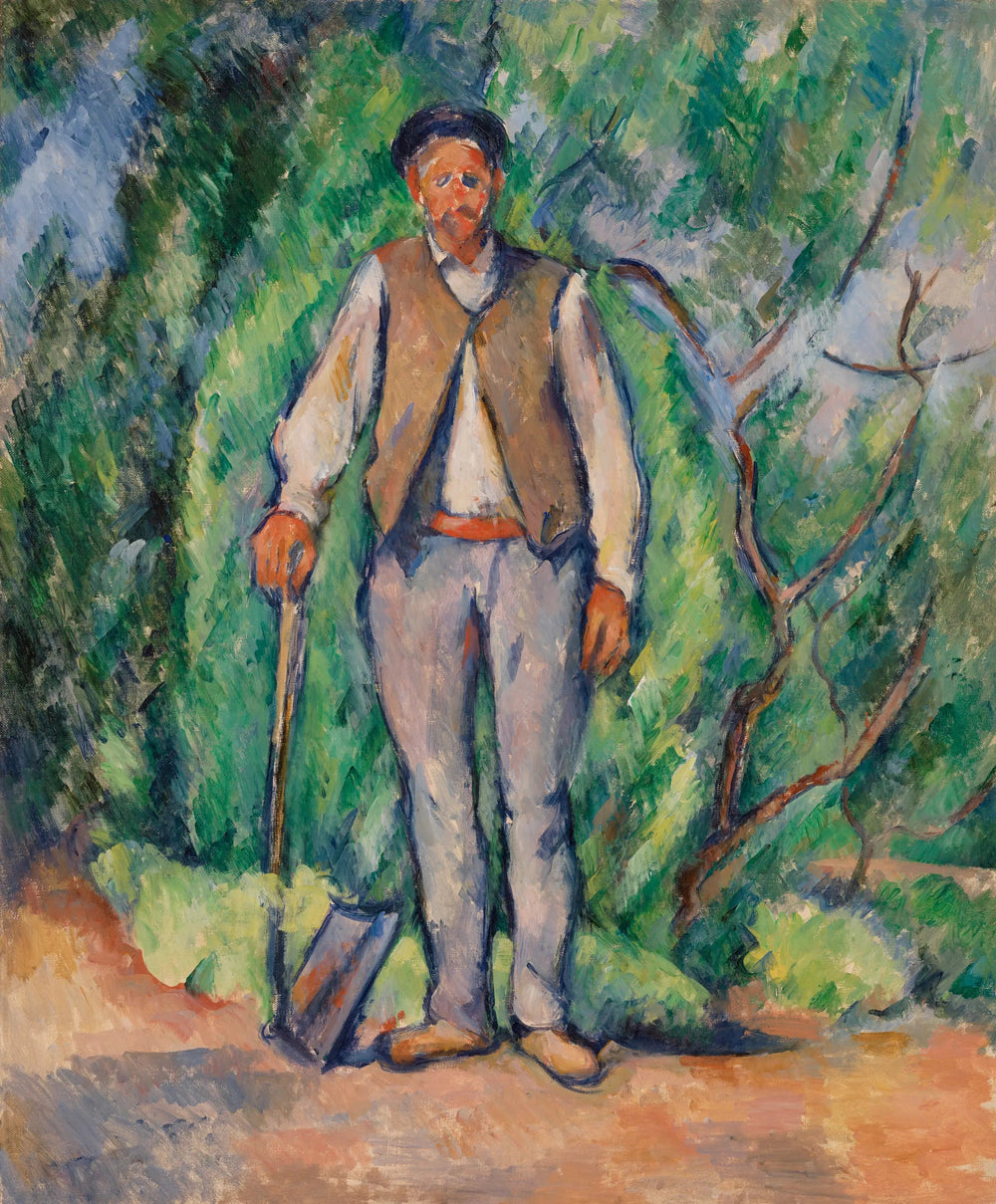 Le Jardinier - Paul Cézanne image 1 reproduction de peinture à l’huile