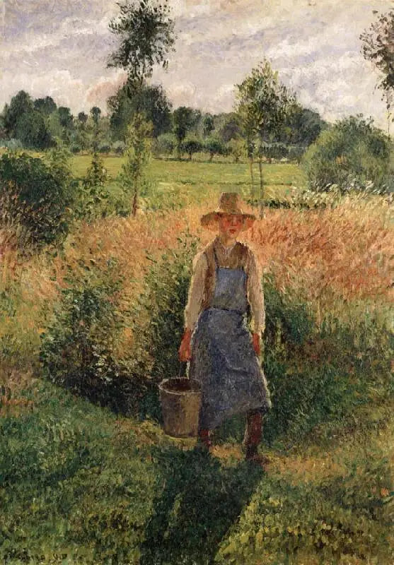 De Tuinman, Middagzon, Eragny - Camille Pissarro