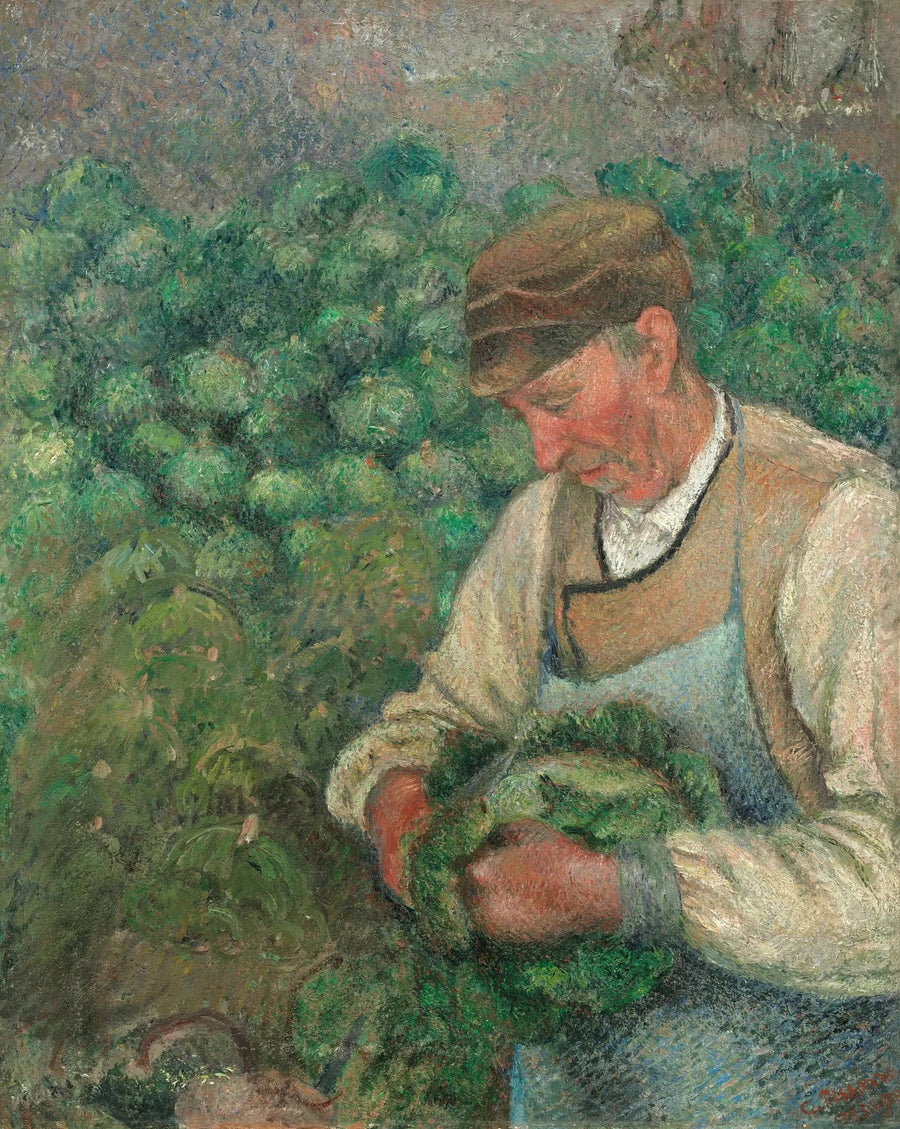 De Tuinman - Oude Boer met Kool - Camille Pissarro