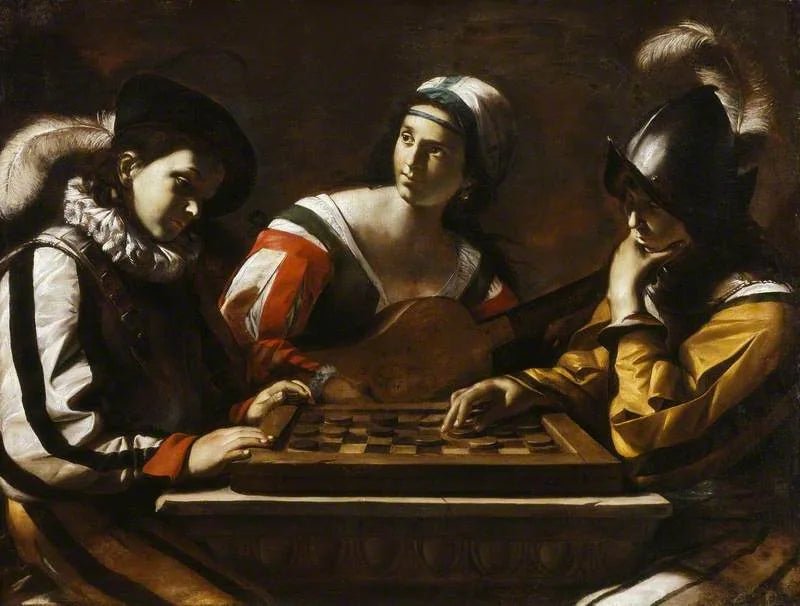 Damspel - Mattia Preti