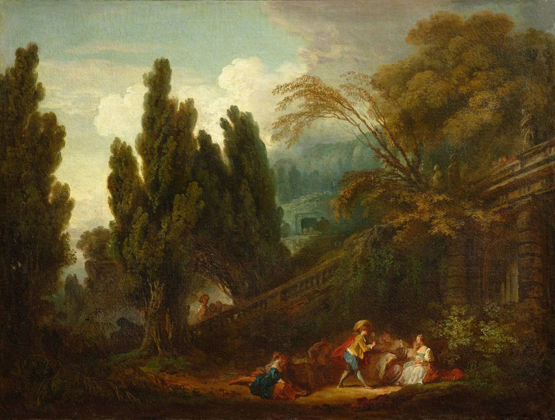 Het Paletspel - Jean-Honoré Fragonard