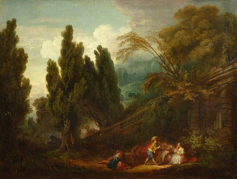 Het Paletspel - Jean-Honoré Fragonard