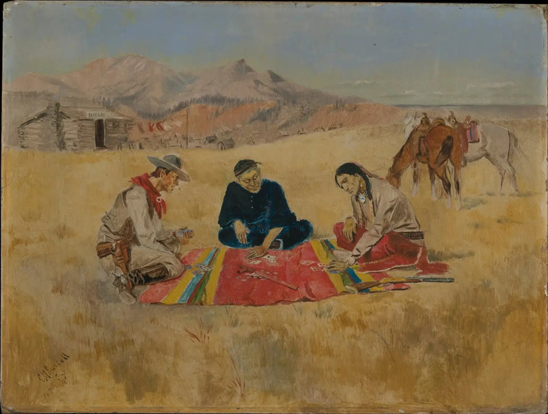 De pokerspel - Charles Marion Russell

Source:
Le jeu de poker - Charles Marion Russell