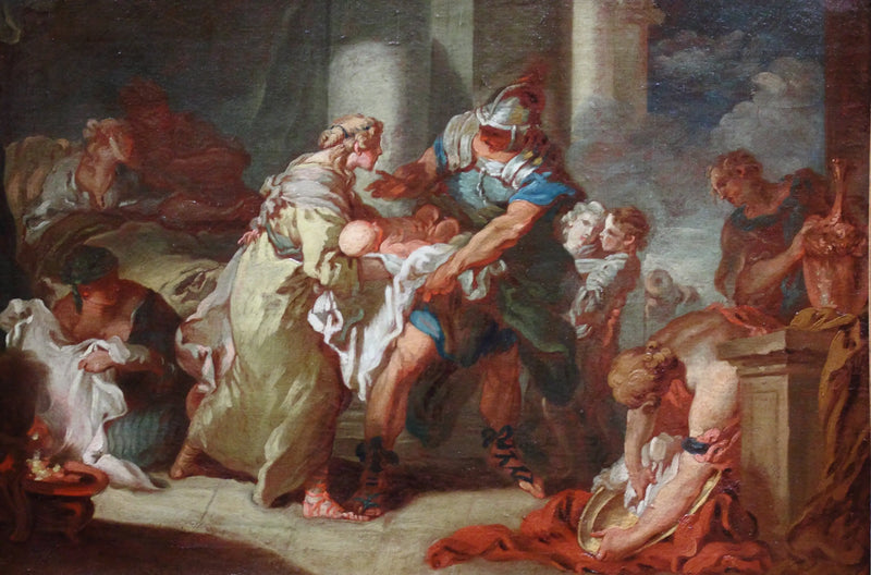 Geredde jonge Pyrrhus? - François Boucher