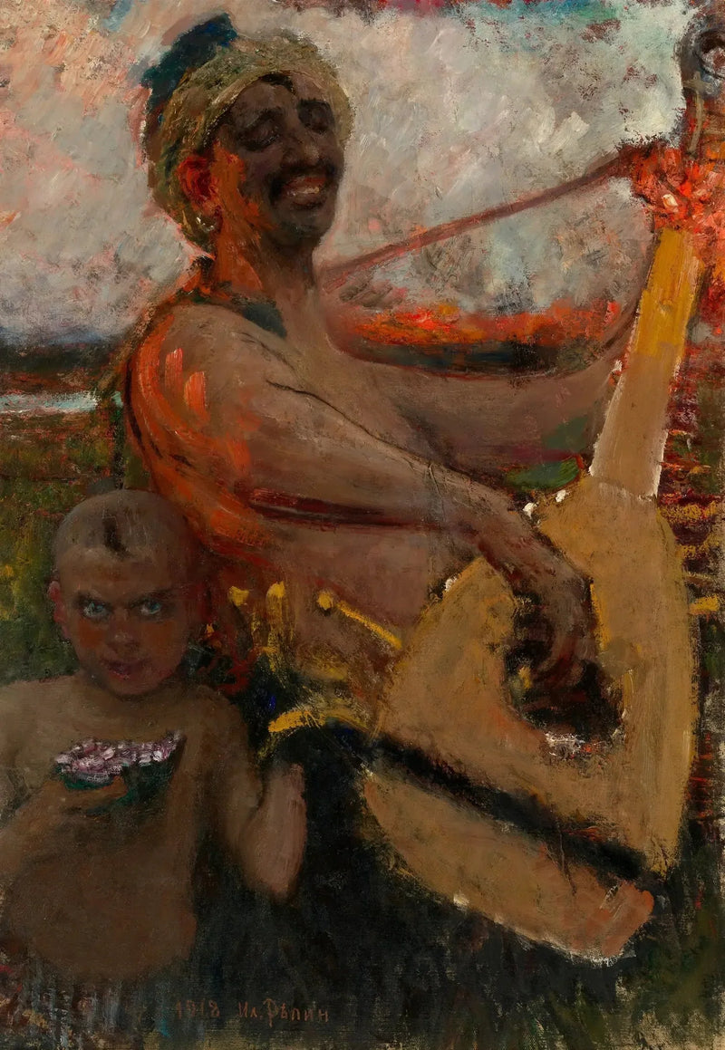 De blinde banduraspeler - Ilya Repin