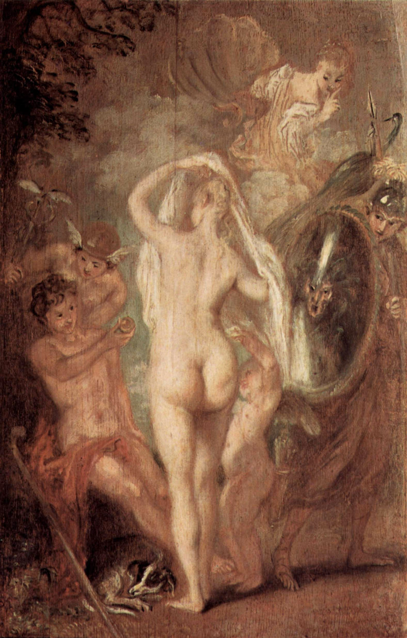 Het oordeel van Paris - Antoine Watteau