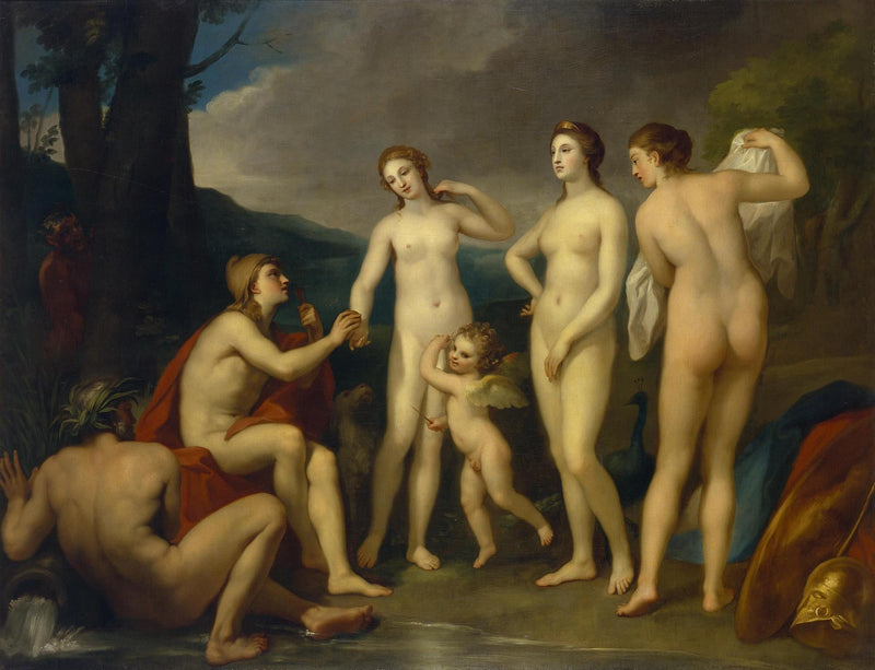 De Rechtspraak van Paris - Anton Raphael Mengs