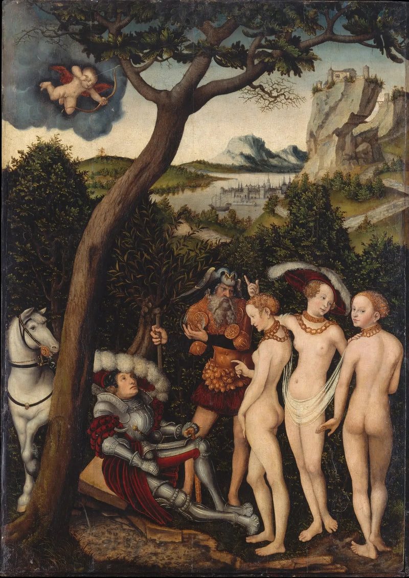 De Rechtspraak van Paris - Lucas Cranach de Oudere