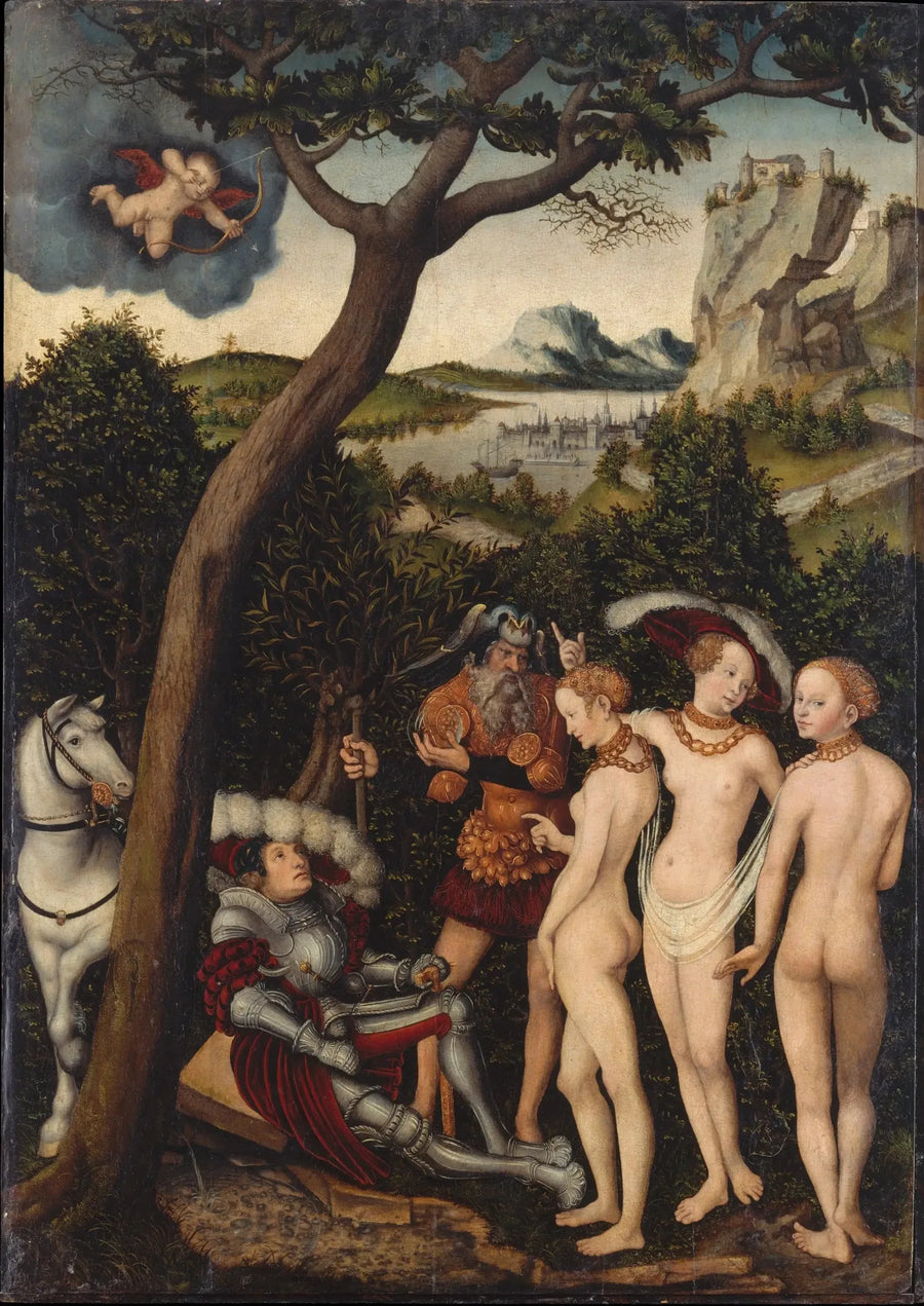 De Rechtspraak van Paris - Lucas Cranach de Oudere