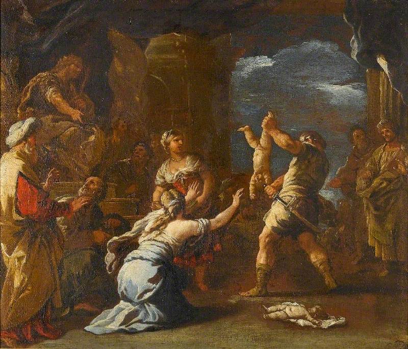 Salomo's oordeel - Luca Giordano