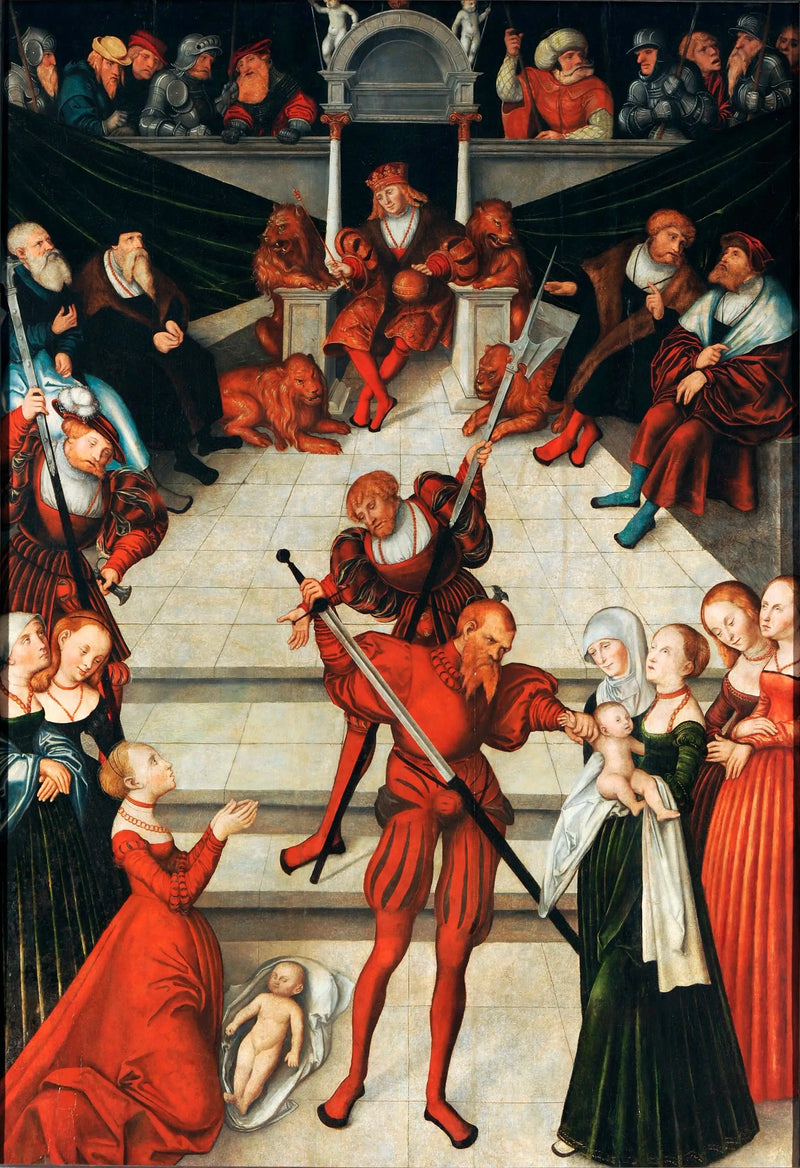 Salomons oordeel - Lucas Cranach de Oudere