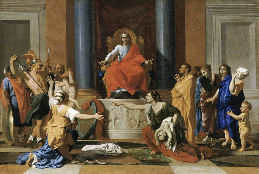 Salomon's oordeel - Nicolas Poussin