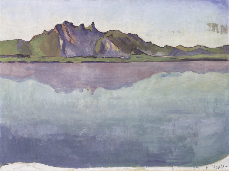 Het Thunermeer en de Stockhorn - Ferdinand Hodler