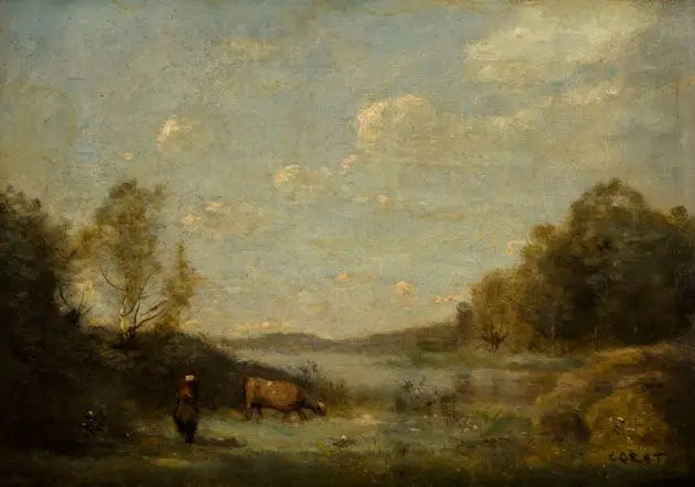Het meer - Jean-Baptiste Camille Corot