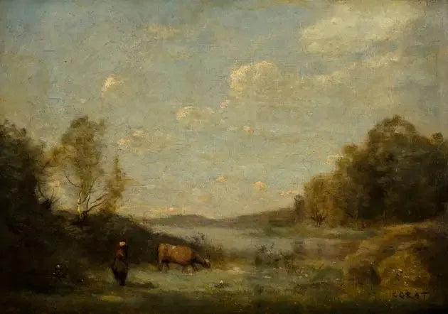 Het meer - Jean-Baptiste Camille Corot