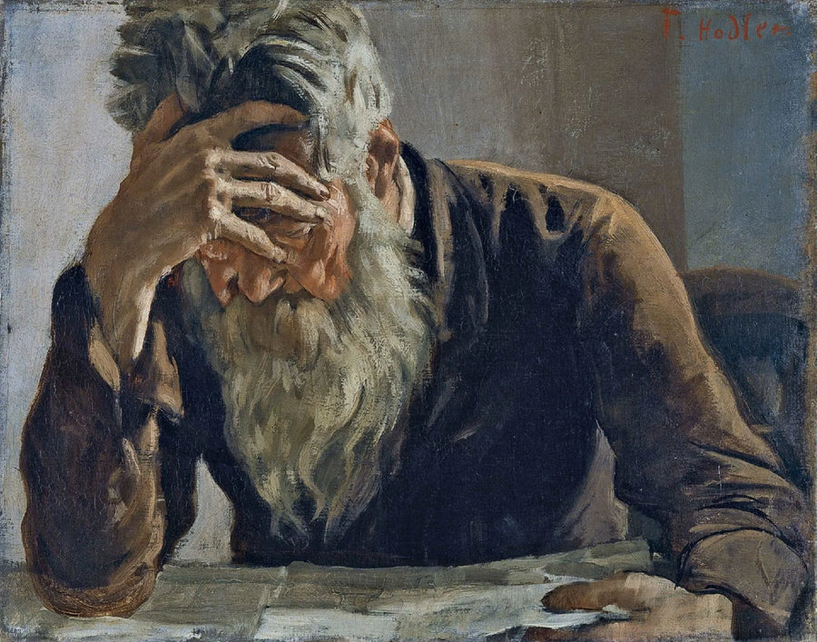 De lezer - Ferdinand Hodler