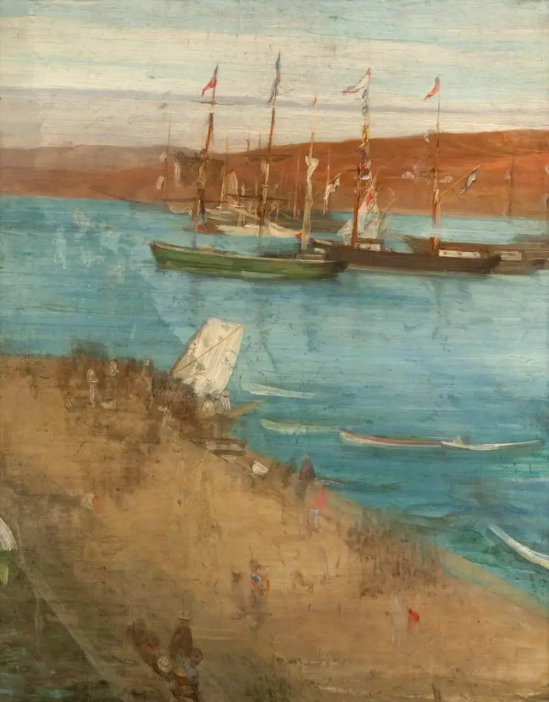 De dag na de revolutie: Valparaiso - James Abbott McNeill Whistler