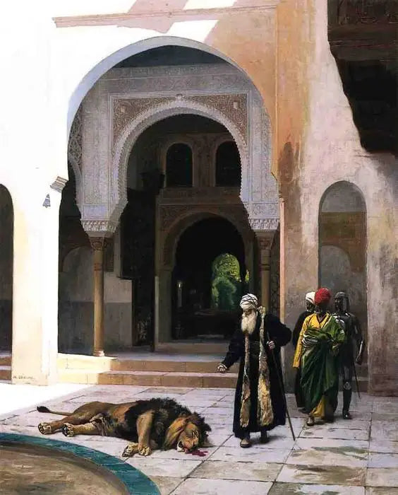 De vervloekte Leeuw - Jean-Léon Gérôme