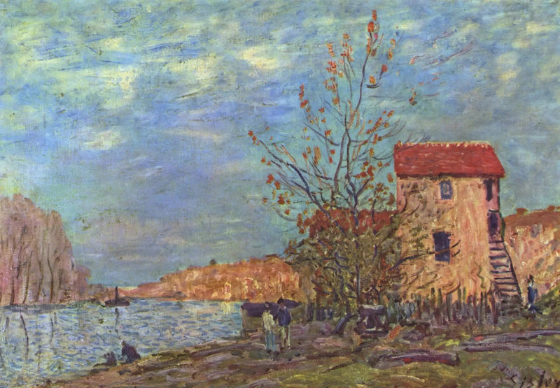 De Loing bij Moret - Alfred Sisley
