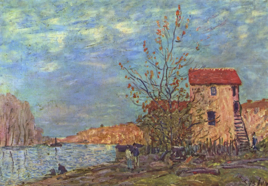 De Loing bij Moret - Alfred Sisley