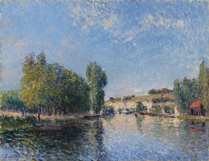 De Loing bij Moret - Alfred Sisley