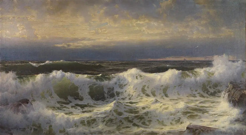 Langs de kustlijn - William Trost Richards