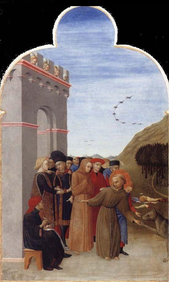 De wolf van Gubbio - Stefano di Giovanni (Sassetta)