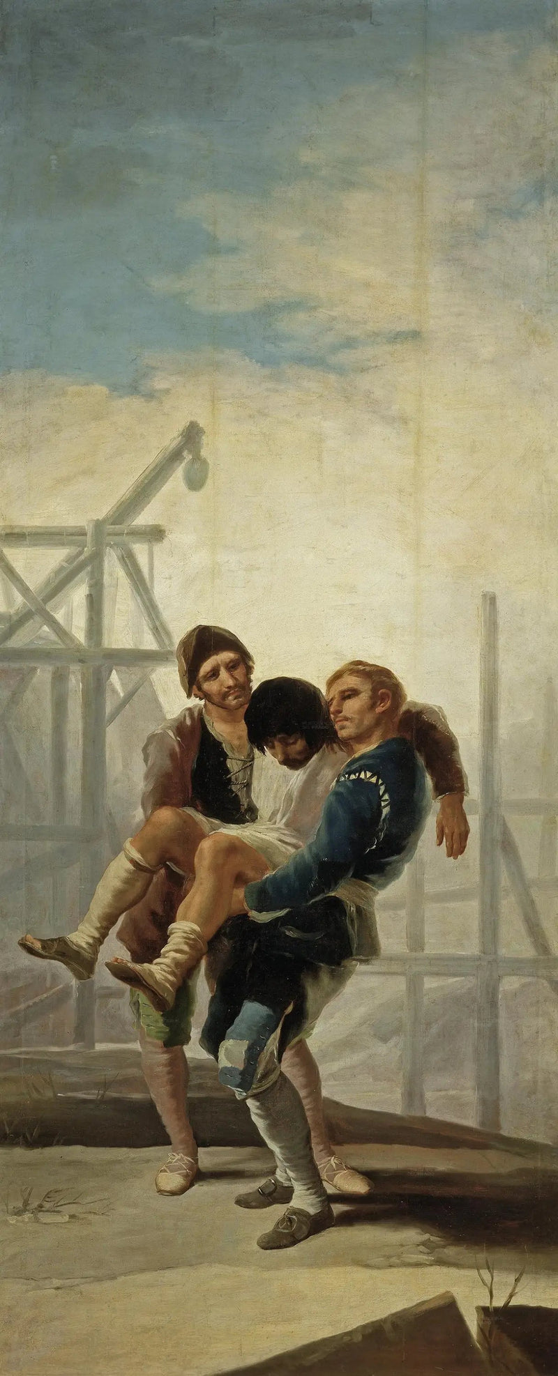 De Gewonde Metselaar - Francisco de Goya