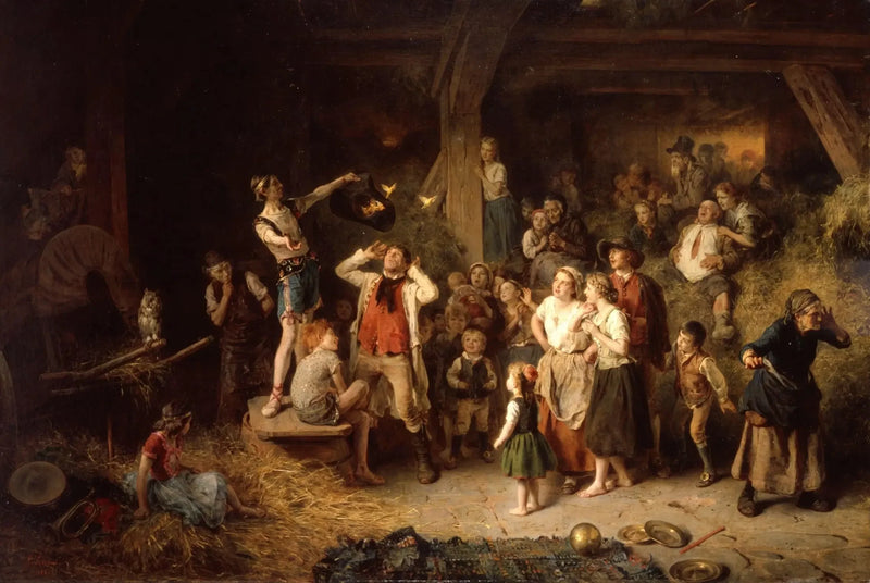 De tovenaar in de schuur - Ludwig Knaus

Source:
Le magicien dans la grange - Ludwig Knaus