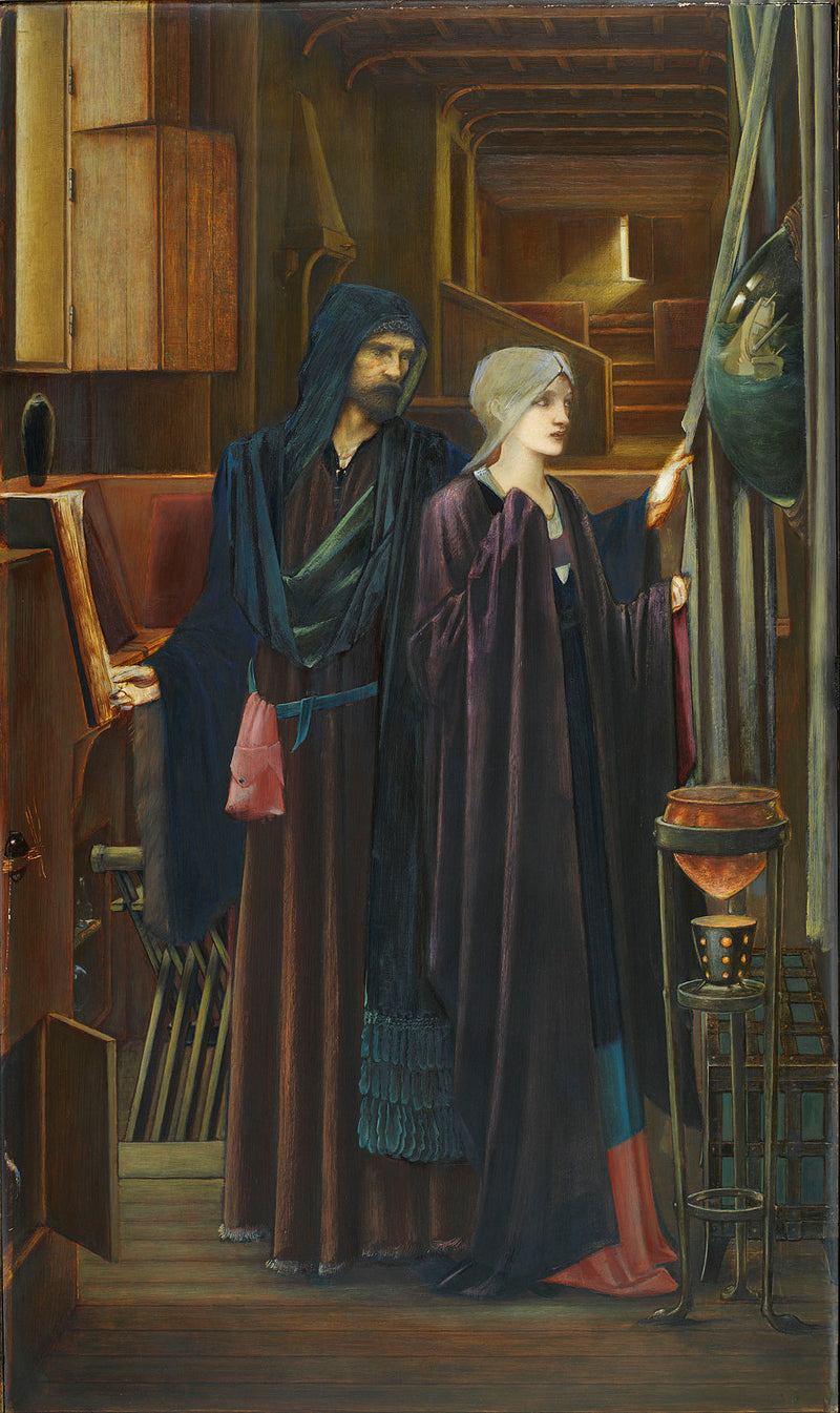 De tovenaar - Edward Burne-Jones