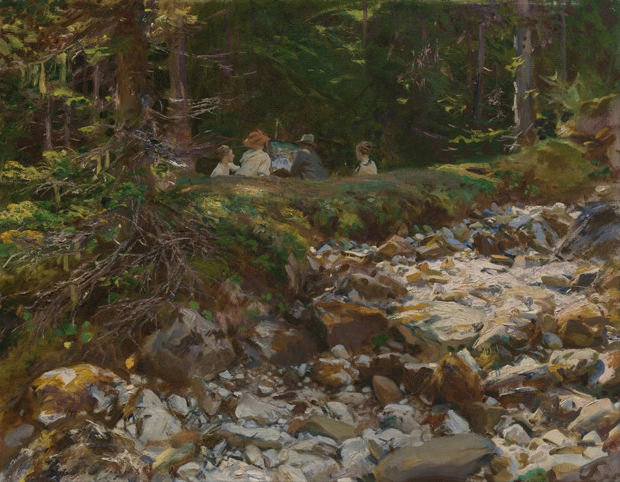 De meester en zijn leerlingen - John Singer Sargent