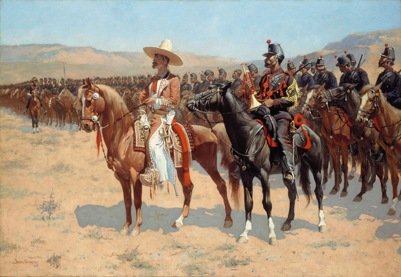 De Mexicaanse hoofdrolspeler - Frederic Remington

Source:
Le major mexicain - Frederic Remington