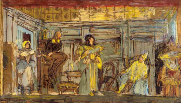 De ingebeelde zieke - Édouard Vuillard